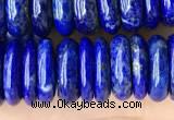 CNL1698 15.5 inches 3*10mm - 4*10mm rondelle lapis lazuli beads