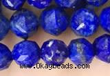 CNL1718 15.5 inches 6mm faceted nuggets lapis lazuli beads