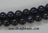 CNL207 15.5 inches 8mm round natural lapis lazuli beads wholesale