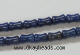 CNL238 15.5 inches 6*8mm bamboo shape natural lapis lazuli beads wholesale