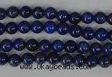 CNL401 15.5 inches 4mm round natural lapis lazuli gemstone beads