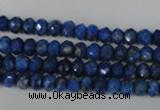 CNL426 15.5 inches 4*6mm faceted rondelle natural lapis lazuli gemstone beads