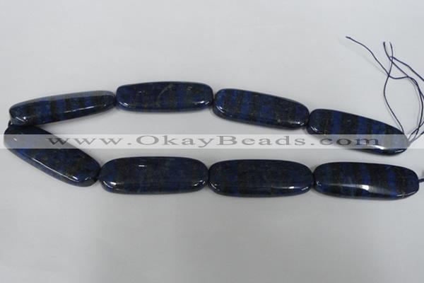 CNL489 15.5 inches 18*48mm oval natural lapis lazuli gemstone beads