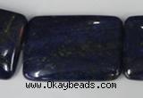 CNL538 15.5 inches 25*35mm rectangle natural lapis lazuli gemstone beads