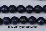 CNL603 15.5 inches 10mm faceted round natural lapis lazuli gemstone beads