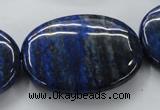 CNL665 15.5 inches 30*40mm oval natural lapis lazuli beads