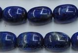 CNL728 15.5 inches 13*18mm nuggets natural lapis lazuli gemstone beads