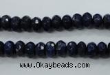 CNL872 15.5 inches 5*8mm faceted rondelle natural lapis lazuli beads