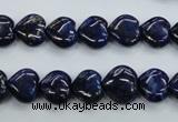 CNL931 15.5 inches 10*10mm heart natural lapis lazuli gemstone beads