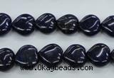 CNL932 15.5 inches 12*12mm heart natural lapis lazuli gemstone beads