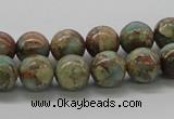 CNS02 16 inches 10mm round natural serpentine jasper beads wholesale