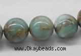 CNS26 16 inches 14mm round natural serpentine jasper beads wholesale