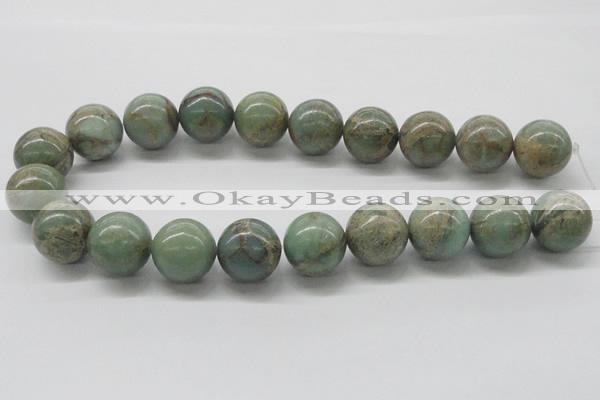 CNS27 16 inches 18mm round natural serpentine jasper beads wholesale