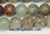 CNS331 15.5 inches 6mm round serpentine jasper beads wholesale