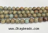 CNS334 15.5 inches 12mm round serpentine jasper beads wholesale