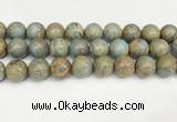 CNS337 15.5 inches 18mm round serpentine jasper beads wholesale