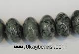 CNS416 15.5 inches 12*18mm rondelle natural serpentine jasper beads