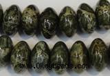 CNS515 15.5 inches 10*16mm rondelle natural serpentine jasper beads