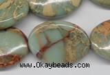 CNS96 15.5 inches 22*30mm oval natural serpentine jasper beads