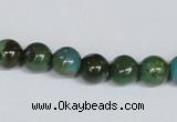 CNT05 16 inches 9mm round natural turquoise beads wholesale