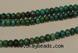 CNT110 15.5 inches 3*5mm rondelle natural turquoise beads wholesale