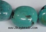 CNT15 16 inches 24-32mm nugget natural turquoise beads wholesale