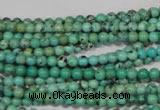 CNT201 15.5 inches 3mm round natural turquoise beads wholesale