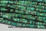 CNT216 15.5 inches 2.5*3mm heishi natural turquoise beads wholesale