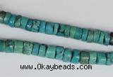 CNT22 16 inches 3-6mm heishi natural turquoise beads wholesale