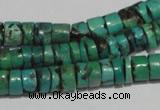 CNT220 15.5 inches 3*7mm – 5*9mm heishi natural turquoise beads