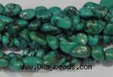 CNT241 15.5 inches 4*5mm - 5*8mm nuggets natural turquoise beads