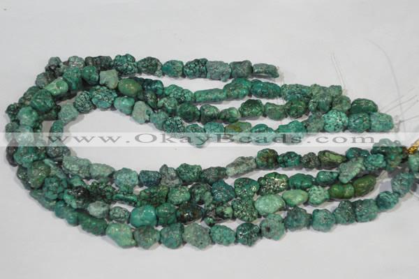 CNT247 15.5 inches 8*10mm - 13*18mm nuggets natural turquoise beads