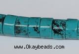 CNT26 16 inches 9*14mm wheel natural turquoise beads wholesale