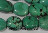 CNT266 15.5 inches 18*20mm nuggets natural turquoise beads wholesale