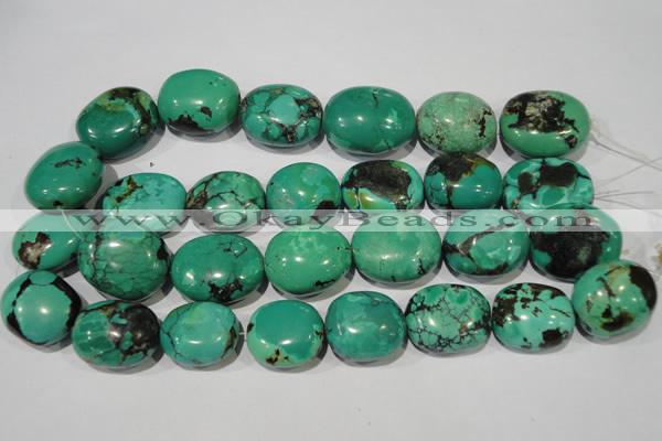 CNT269 15.5 inches 20*22mm - 26*30mm nuggets natural turquoise beads