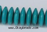 CNT28 16 inches 7*24mm rondelle natural turquoise beads wholesale