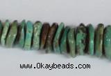 CNT30 16 inches multi-size natural turquoise chip beads wholesale