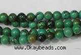 CNT351 15.5 inches 6mm round turquoise beads wholesale