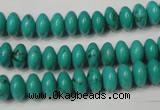 CNT361 15.5 inches 5*8mm rondelle turquoise beads wholesale