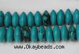 CNT364 15.5 inches 5*12mm rondelle turquoise beads wholesale