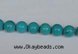 CNT39 16 inches 4mm round turquoise beads wholesale