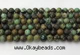 CNT411 15.5 inches 8mm round natural turquoise beads wholesale