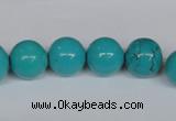 CNT42 16 inches 10mm round turquoise beads wholesale