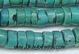 CNT532 15.5 inches 6mm - 6.5mm heishi turquoise gemstone beads