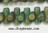 CNT536 15.5 inches 3*9mm turquoise gemstone beads