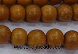 CNW03 15.5 inches 8mm round nangka wood beads wholesale