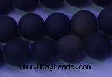 COB279 15.5 inches 8mm round matte golden obsidian beads wholesale