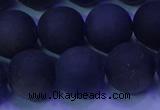 COB281 15.5 inches 12mm round matte golden obsidian beads wholesale