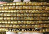 COBS07 15 inches 4*6mm heishi golden coral beads wholesale COBS07 15 inches 4*6mm heishi golden coral beads wholesale