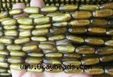 COBS09 15 inches 6*16mm rice golden coral beads wholesale COBS09 15 inches 6*16mm rice golden coral beads wholesale